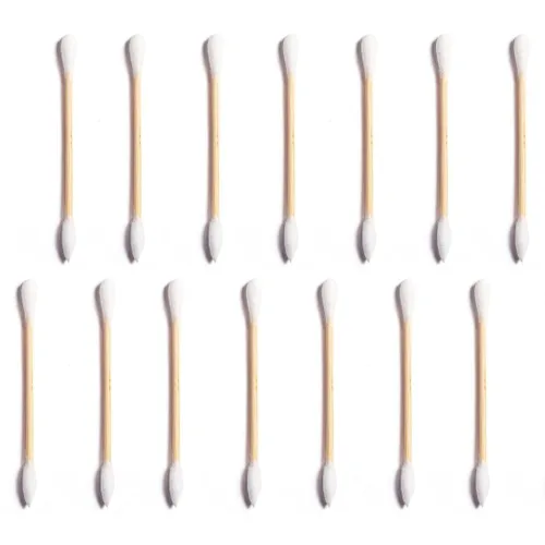 Miniatura 6 de Clean Skin Club Clean Swabs 500CT Punta puntiaguda Biodegradable + algodón orgánico y bambú Maquillaje y retoques de esmalte de uñas Sin