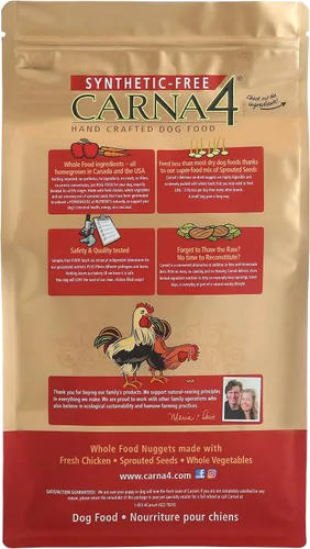 Miniatura 9 de CARNA4 All Life Stages - Alimento seco para perros con fórmula de pollo (3 libras, pollo)