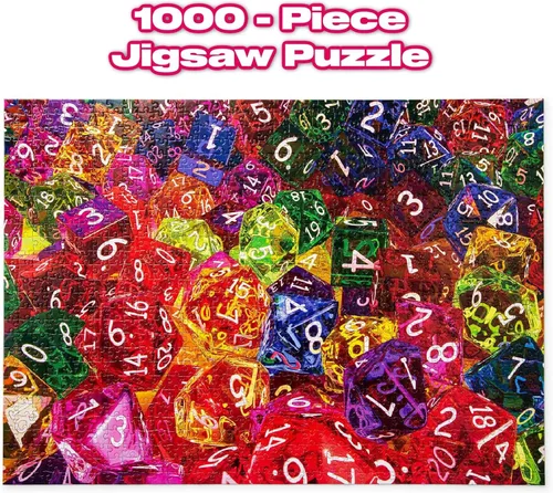 Miniatura 2 de Toynk Dice, Dice, Baby! Rompecabezas de 1000 piezas para adultos y niños, juego de mesa interactivo para el cerebro, juguetes educativos