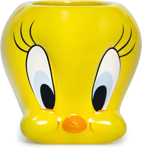 Miniatura 8 de Silver Buffalo Looney Tunes Taz Face - Taza de cerámica esculpida en 3D, 24 onzas