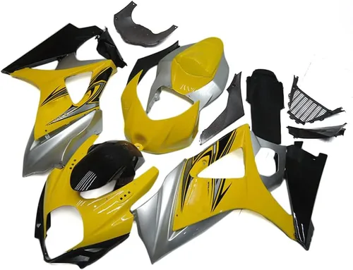 Miniatura 239 de Kit de carenado de inyección azul, negro y blanco para Suzuki GSXR600 GSX750 2006 2007 GSXR 600 GSX-R750 06 07 ABS Carenado de plástico completo