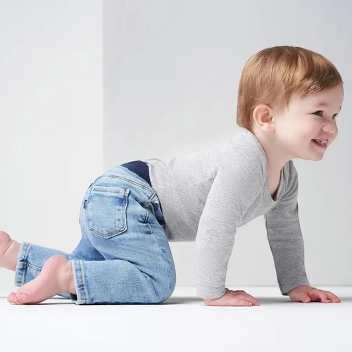 Miniatura 7 de Gerber Baby Toddler Rib Waist Stretch Denim Skinny Jeans