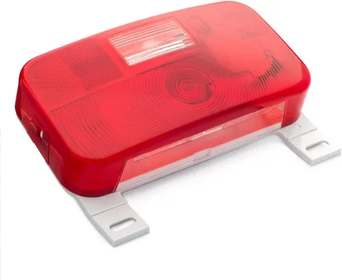 Miniatura 13 de Lumitronics Luz Roja de Montaje en Superficie de Parada/Giro/Cola, Soporte de Matrícula/Luz para RV, Remolque, Camper, Quinta Rueda y Autocaravanas