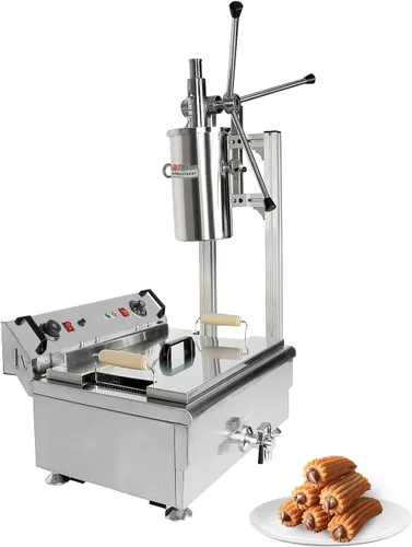 Miniatura 10 de ALDKitchen Máquina para hacer churros Fabricante español de donas Control manual (Churro Maker sin freidora)
