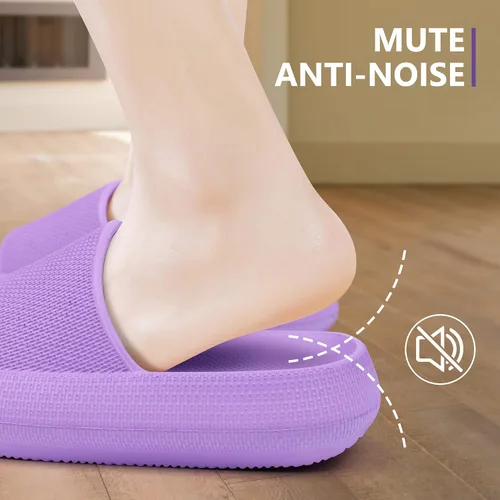 Miniatura 2 de Youecci Sandalias de nube para niños, sandalias de ducha, sandalias de baño, piscina, cómodas pantuflas de suela gruesa, zapatos de playa