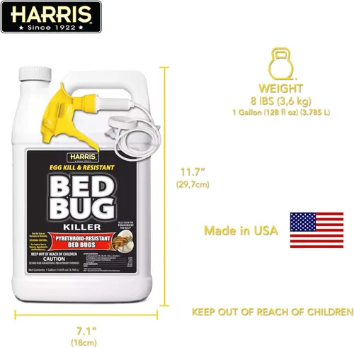 Miniatura 8 de Harris Eliminador de Chinches Más Resistente, Spray en Aerosol de 16 oz