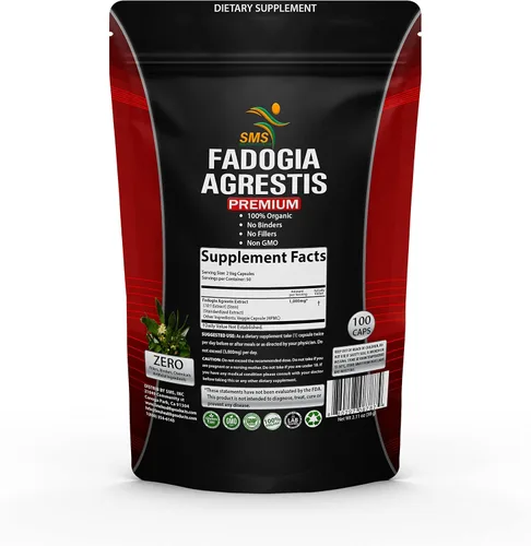 Fadogia Agrestis Extracto Píldoras (fuerza máxima) porciones de 1,000 mg | Apoya el rendimiento atlético, la fuerza, la conducción, orgánico, sin
