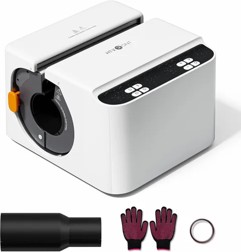 Miniatura 12 de HTVRONT Prensa de calor automática para vasos, A200H, máquina de prensa de calor de transferencia de taza completa para vasos de 40 OZ con asa, Azul