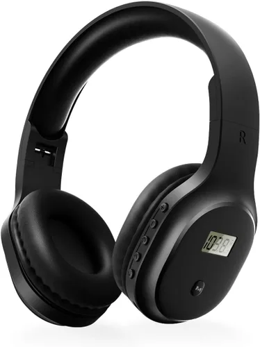 Audífonos de Radio FM Personales Recargables y Portátiles con Mejor Recepción, Auriculares Inalámbricos con Protectores Auditivos para Correr,