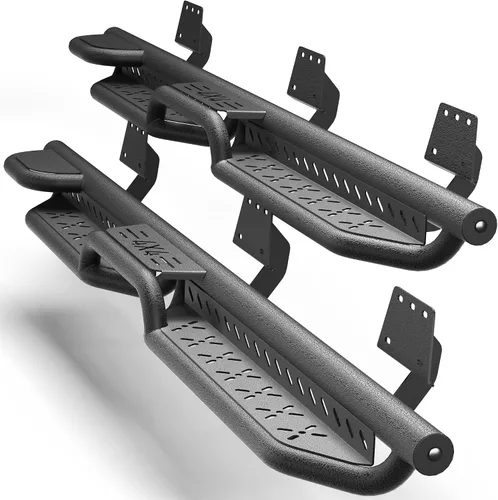 Miniatura 38 de Estribos para Wrangler JK 2007-2018, pasos de trabajo de acero resistente Heavy-Duty Work Steps, 550-LB Capacity, Easy Cab & Bed Access, Jobsite
