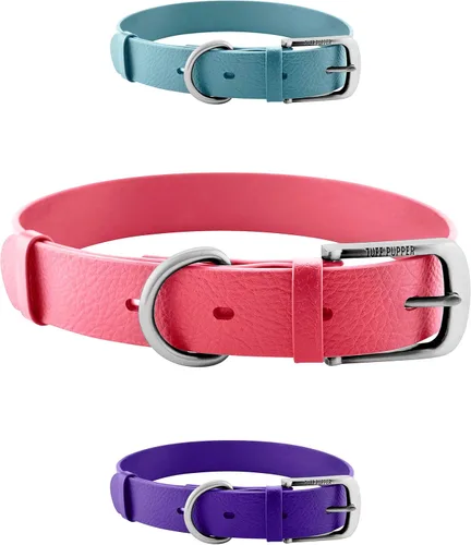 Miniatura 14 de Collar clásico para perro Tuff Pupper ¨para toda la vida¨, resistente y duradero, más fuerte que la piel, impermeable y sin olor Azul medianoche