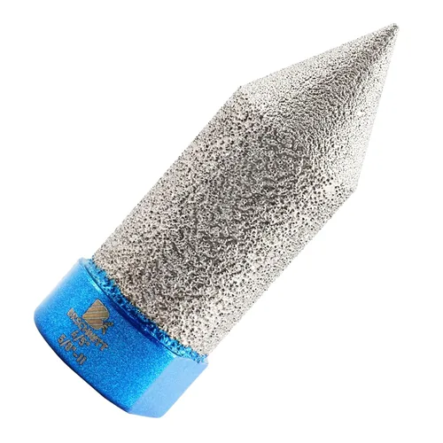 Miniatura 10 de Broca biseladora de diamante, brocas de fresado de dedo de diamante, BRSCHNITT 0-1 3/8 pulgadas (0.000 in-1.378 in) con rosca 5/8-11 para agrandar
