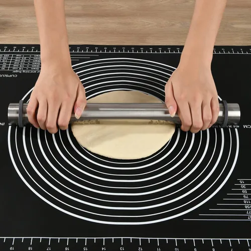 Miniatura 8 de Super Kitchen - Tapete de silicona antideslizante de 28 x 20 pulgadas para hornear tapetes antiadherentes, manteles individuales de encimera