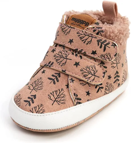 QWZban Zapatos de bebé para niños y niñas, zapatillas de deporte con suela de goma antideslizante, para cuna de bebé, zapatos de vestir para