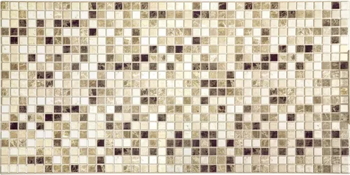 Miniatura 3 de Dundee Deco GRAZPG7126-10 Panel de pared 3D de PVC de mosaico sintético, color marrón carbón, 3.1 pies x 1.6 pies (37.8 in x 18.9 in), decoración