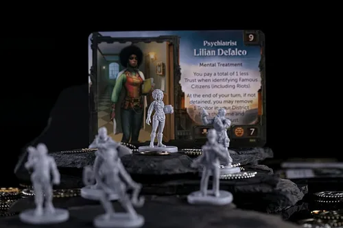 Miniatura 4 de City of The Great Machine. Expansión del juego de mesa de héroes de pie 1-4 jugadores Edades 14 en adelante Steampunk Uno contra muchos