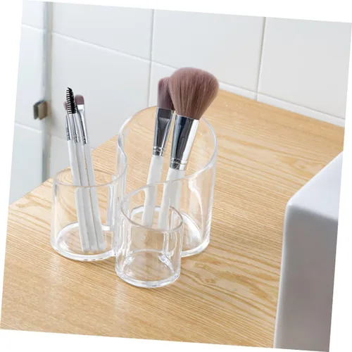 Miniatura 6 de Beavorty Caja de almacenamiento de cosméticos Caja de almacenamiento de acrílico Contenedores de maquillaje Contenedor transparente Organizador