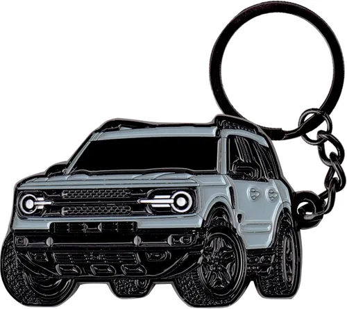 TECTICO Para 2024 Bronco Sport Accesorios de Llavero, Cubierta de Llavero, Anillo de Llaves, Compatible con Ford Bronco 2021 2022 2023