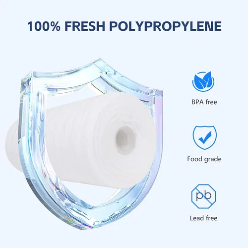 Miniatura 3 de BLUERISE Cartucho de repuesto de filtro de agua para toda la casa de 5 micrones, 10 x 4.5 pulgadas, para sedimentos, sistema de filtración RO