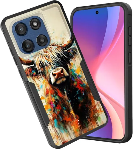 Miniatura 16 de Funda protectora para Motorola Moto G Stylus 5G 2025/Moto G Stylus 5G 2026, funda protectora híbrida de doble capa resistente a prueba de golpes