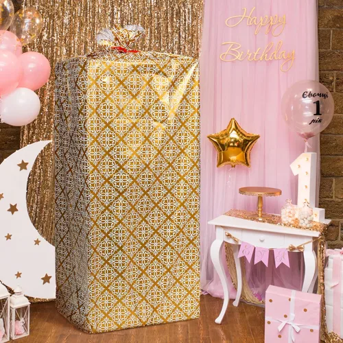 Miniatura 4 de Teling 2 piezas de 80 x 60 pulgadas Bolsas de regalo para bicicleta jumbo Bolsas de plástico gigantes extra grandes para bicicletas Bodas Cumpleaños
