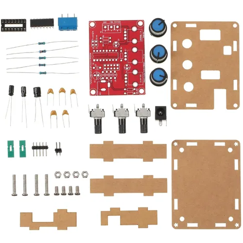 Miniatura 5 de Kit generador de señal, XR2206, generador de señal de función precisa, módulo de frecuencia, kit de bricolaje, triángulo sinusoidal, salida