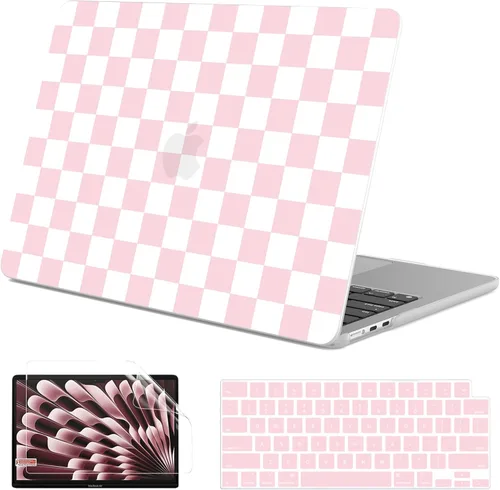 Miniatura 8 de G JGOO Funda protectora de plástico mate compatible con MacBook Air de 15 pulgadas M4 A3241 M3 A3114 M2 A2941, M4, A3241, M2, A2941, versión 2025