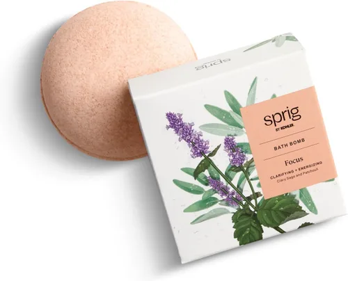 Miniatura 7 de Sprig by KOHLER - Bomba de baño de manzanilla + té verde, hipoalergénica, fabricada con ingredientes botánicos naturales e ingredientes de primera