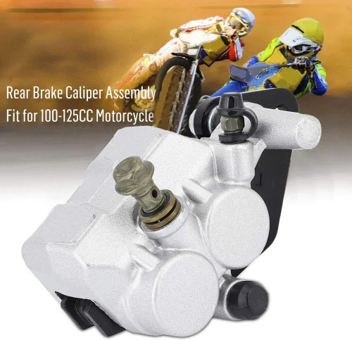 Miniatura 2 de Pinza de freno de motocicleta,Yctze Brems Sattel Hinten Motorrad Bremssattel,Ensamblaje de pinza de freno trasero para motocicleta 100 motor trasero