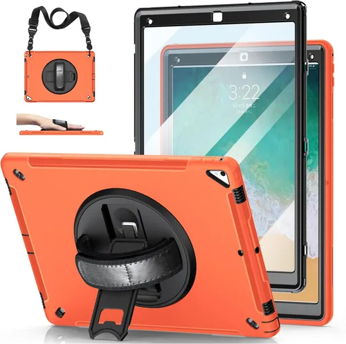 Miniatura 9 de Funda para iPad Pro 12.9 de 2ª generación 2017 y 2015 de 1ª generación, funda protectora de TPU resistente con protector de pantalla, soporte