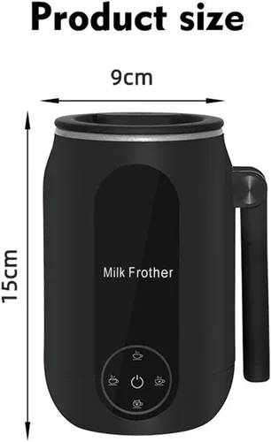 Miniatura 3 de Espumador de leche eléctrico y vaporizador, vaporizador de leche eléctrico 4 en 1, espumador de leche y calentador de 15.2 fl oz, máquina automática