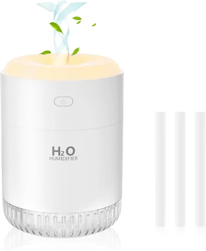 Miniatura 12 de Humidificadores pequeños para dormitorio de 11.8 fl oz, mini humidificador portátil para plantas de viaje, humidificador para plantas de dormitorio