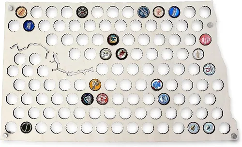 Miniatura 37 de Torched Mapa de tapa de cerveza de Virginia Occidental, soporte de tapa de cerveza de los Estados Unidos, decoración de pared, regalo para amantes