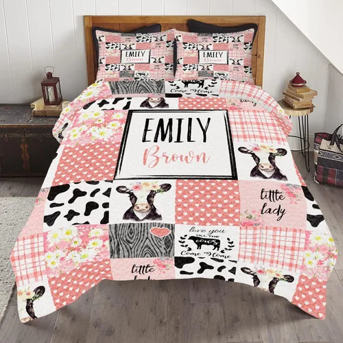 Miniatura 8 de ENCYCOM Edredón personalizado de oso bosque, edredón de animales del bosque, mejor juego de edredón decorativo único para cama colgante en la pared
