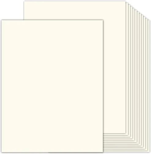 Miniatura 11 de 100 hojas de cartulina negra de 8.5 x 11 pulgadas, papel de impresora Goefun de 80 libras para Halloween, invitaciones, álbumes de recortes, Negro