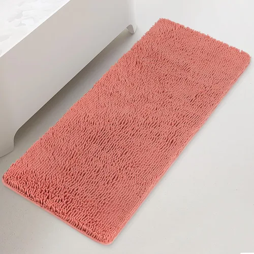 Miniatura 22 de Yeaban Alfombras pequeñas de baño de felpilla de 12 x 12 pulgadas, absorbentes y lavables, antideslizantes, de felpa y suaves para baño, ducha