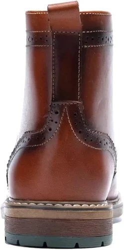 Miniatura 4 de Botas Chelsea para hombre, elegantes y cómodas, de cuero, con cremallera