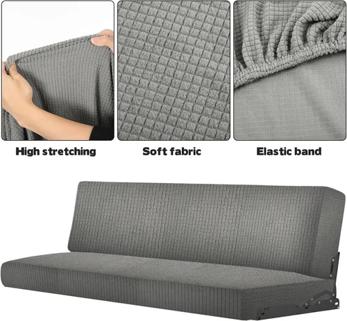 Miniatura 2 de Fundas de sofá de autocaravana, fundas para muebles de caravana, funda de sofá para caravana, funda de muebles de caravana, color gris