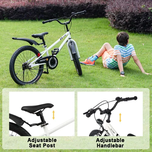 Miniatura 4 de Glerc Fantacy Kids Bike, 12-20 Inch Children Bicycle for 2-13 Years Old Boys Girls, Kids Bicycle with Water Bottle Holder & Headlight & Training