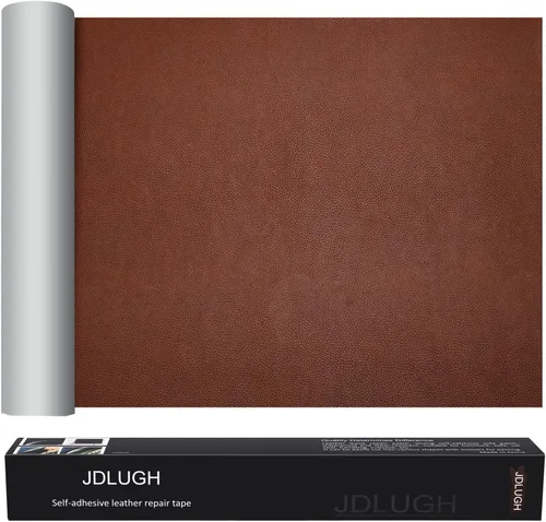 Miniatura 47 de JDLUGH - Kit de cinta de reparación de piel, 15 x 60 pulgadas, marrón oscuro 2.0 Autoadhesivo, para sofá, asiento de coche, silla de oficina