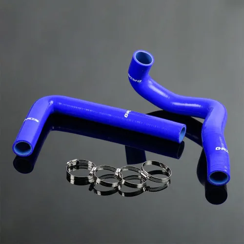 Miniatura 11 de G-PLUS Manguera de radiador de silicona compatible con Toyota Supra JZA80 NA NON Turbo 2JZ-GE 1993-1998, color negro