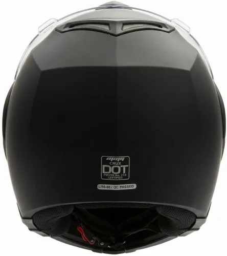 Miniatura 2 de MMG Model 20 - Casco abierto para motocicleta, DOT, uso legal en carretera, visera transparente abatible, negro mate (XL)