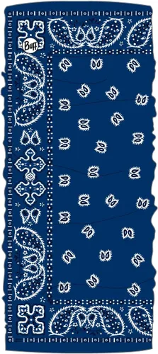 Miniatura 22 de BUFF CoolNet UV Polaina para el cuello, Protección solar UPF 50, Transpirable, Versátil, Mascarilla de secado rápido, Negro y Azul, Talla para Sun