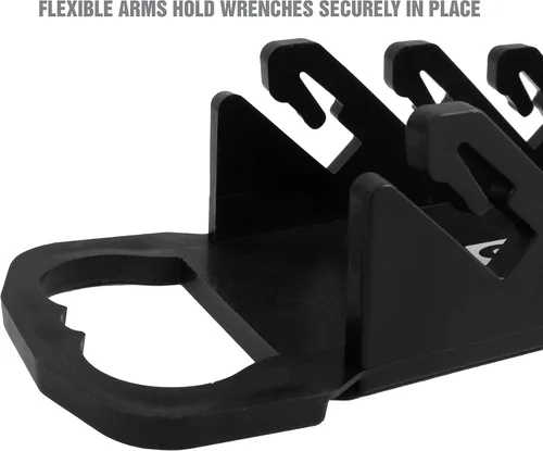 Miniatura 4 de OEMTOOLS 23109 Organizador de llaves rechonchas, para tienda, garaje o caja de herramientas, organizadores y almacenamiento para un transporte Negro