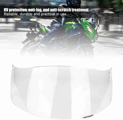 Miniatura 9 de Repuesto de protector facial para casco de motocicleta, visera de casco de motocicleta compatible con AGV K1 K1S K3 SV K5 K5S con protección UV