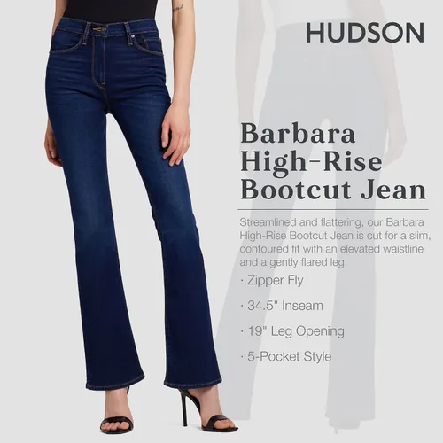 Miniatura 2 de HUDSON Jeans Barbara de talle alto Bootcut en negro