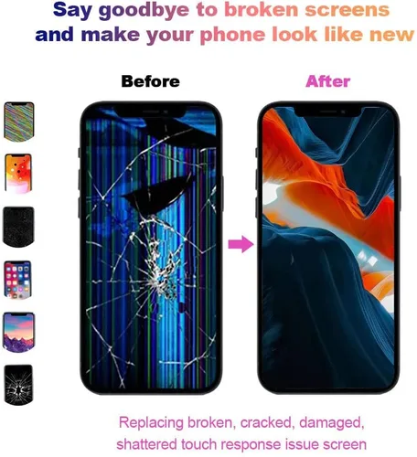 Miniatura 7 de para iPhone 11 PRO Reemplazo de pantalla OLED de 5.8" (A2160, A2217, A2215), con reparación True Tone, Face ID, Kit de reparación de pantalla 3D