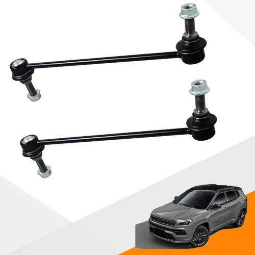Miniatura 7 de 2 piezas eslabones de barra estabilizadora delantera compatibles con Dodge Ram 1500 4WD 06-10, Ram 1500 4WD 11-17 K80894 5170290AB 5170290AC