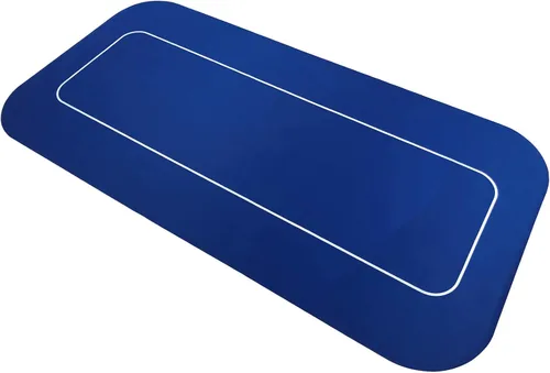 Miniatura 7 de Yuanhe 70 "x 35" Rectángulo portátil Sure Stick Espuma de goma Poker Mesa de Poker Layout Mat (Negro)
