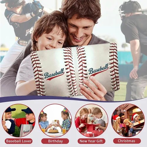 Miniatura 6 de Carpeta de tarjetas de béisbol de 440 bolsillos, 55 fundas pequeñas de béisbol, carpeta de béisbol de 3 anillos con cremallera, 4 bolsillos